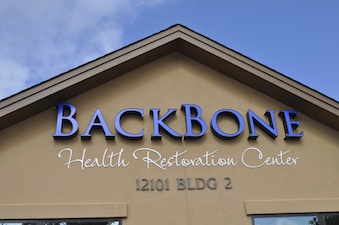Tenant finish out for a chiropractor in Cedar Park, TX
